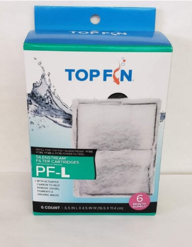 top fin Silenstream is the large PF-L filter cartridge