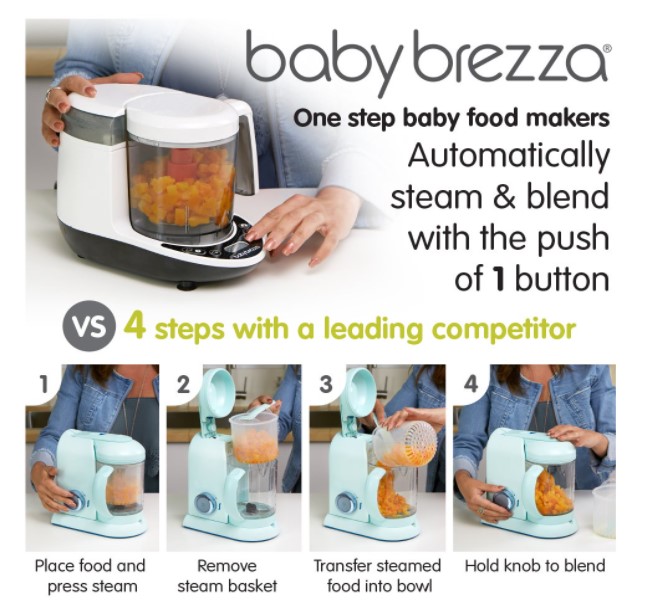 use the Baby Brezza food maker
