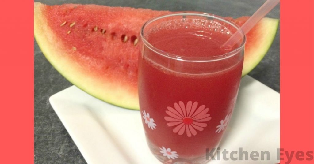 Watermelon juice without a blende