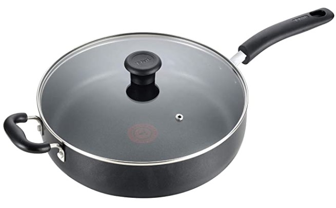 T-fal 12 inch fry pan with lid - B36290 –Quart Jumbo cooker