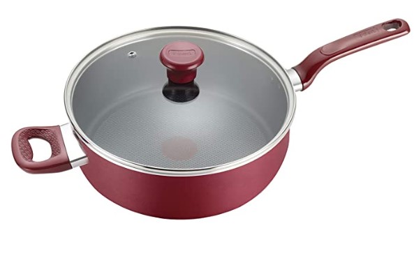 T-fal Oven Safe Jumbo Cooker with Lid-B0398264 – 11.8-inch fry pan