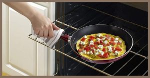 Tefal frying pan with lid