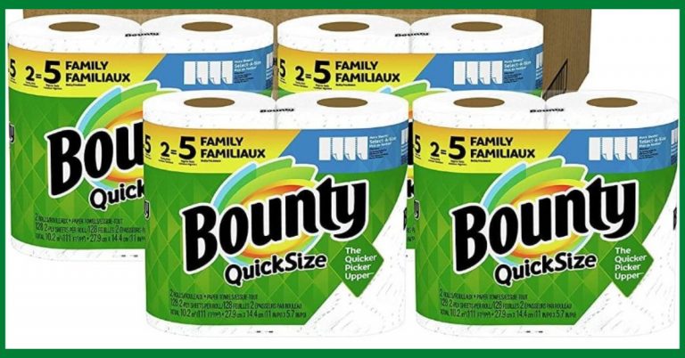 What are bounty quick size paper towels