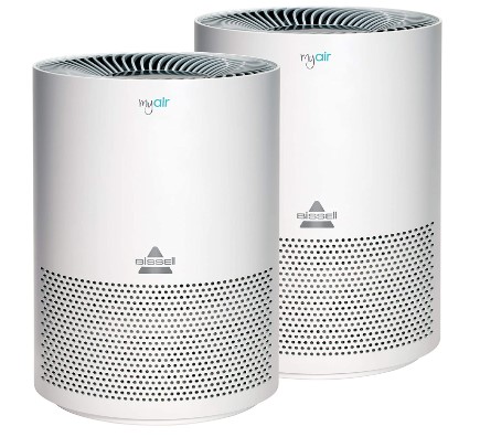 Bissell MYair, 2 Pack, Purifier with High Efficiency and Carbon Filter for Small Room and Home