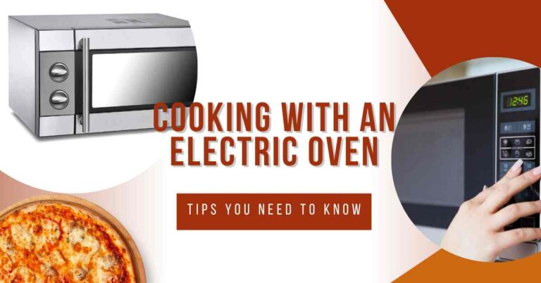 cooking with an electric oven