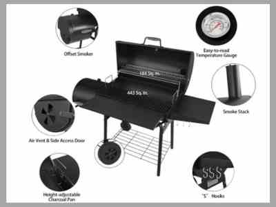 Understand maintaining heat in offset smokers.